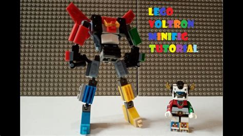 Legolike Mini Mech Voltron Minifigure Edition Moc Tutorial Youtube