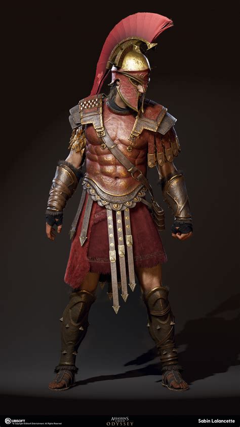 Artstation Alexios Kassandra Outfit Spartan War Hero Sabin Lalancette Spartan Warrior