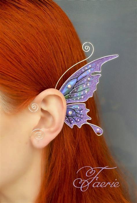fairy wing ear cuff fairy wing ear wrap etsy fairy ears ear cuff ear jewelry