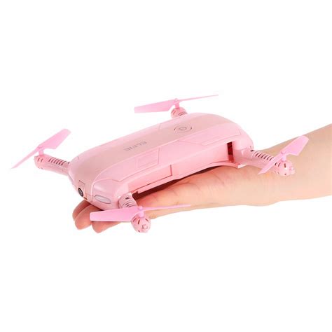 Bling Blinggw H37 Pink Elfie Drone Upgrade 20mp Camera Mini Selfie