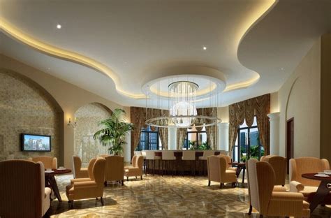 The recessed style roof is touched with bright led lights on the corners. 35 Awesome Ceiling Design Ideas
