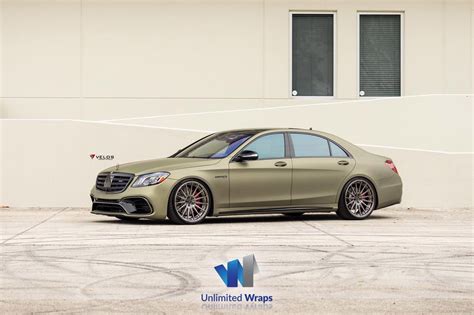 Mercedes Benz S63 Amg W222 Green Velos Vls02 2pc Wheel Front