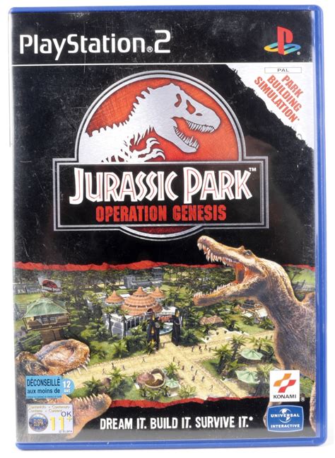 Jurassic Park Operation Genesis Retro Console Games Retrogame Tycoon