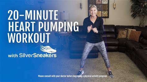 20 Minute Heart Pumping Cardio Workout Silversneakers Youtube