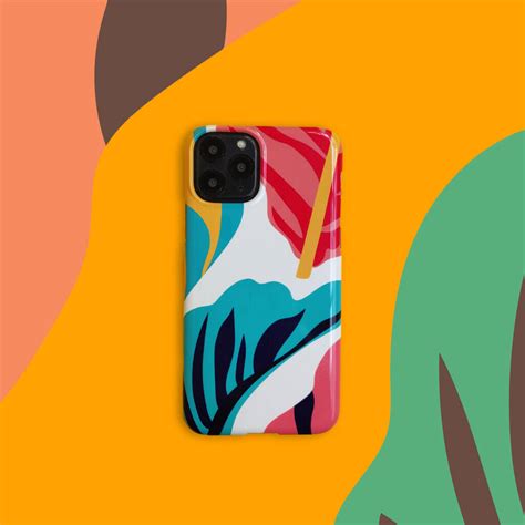 Multicolour Abstract Tropical Phone Case By Harper And Blake