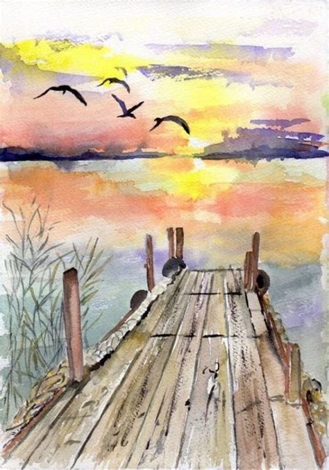 45 Easy And Simple Watercolor Painting Ideas Hercottage Watercolor