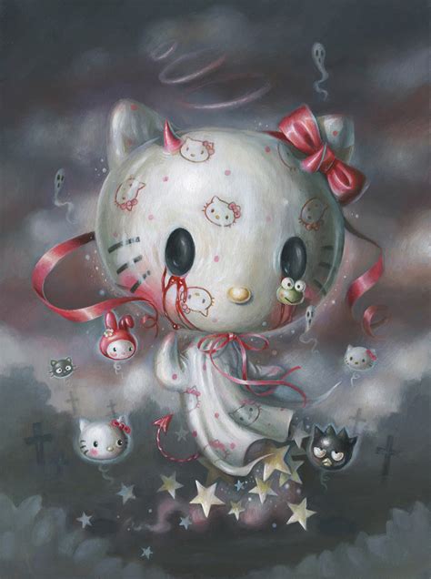 Ghost Of Hello Kitty By Hanna Jaeun Hello Kitty Art Surreal Art