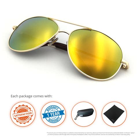 Buy J S Premium Military Style Classic Aviator Sunglasses Polarized 100 Uv Protection Online
