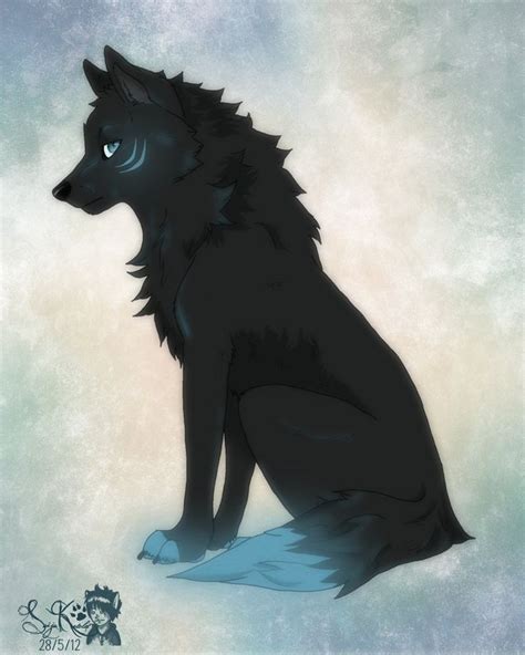 Black Wolf Anime Black Demon Wolf Otakuart