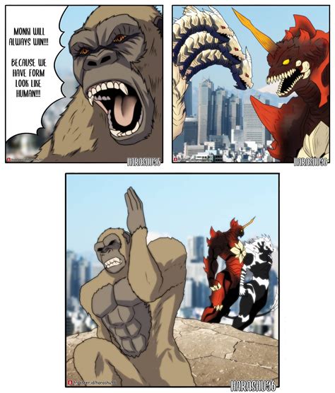 Kong Vs Godzillas Foesm By Harashu Godzilla Vs Kong Know Your Meme