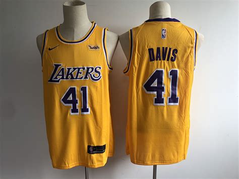 23 with the cleveland cavaliers when he entered the nba after being drafted with the no. Men's Los Angeles Lakers #41 Anthony Davis New Gold Wish ...