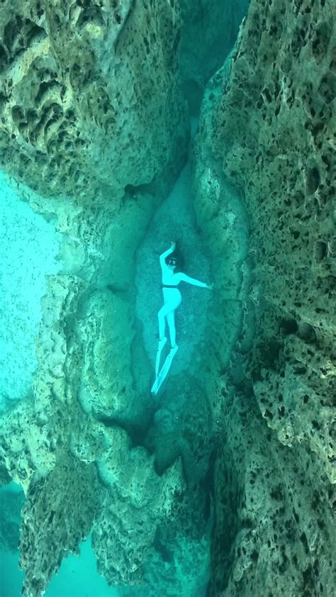 People Take A Freediving Class In Barracuda Lake Coron Palawan