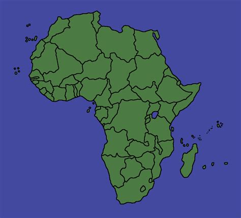 Africa Map With Borders