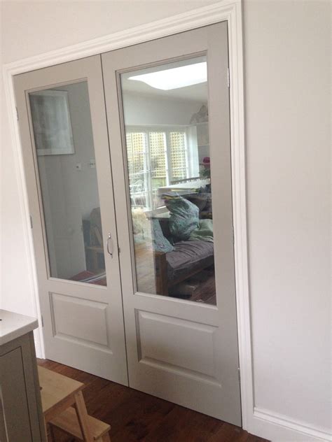 As another benefit, timber can be painted whatever colour you feel best matches your home, so interior designers love them! My glazed double doors painted hardwick white by Farrow ...