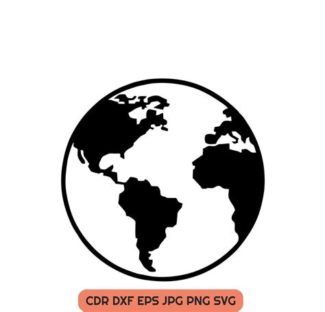 Earth Svg Planet Earth Png World Dxf Planet Png Globe Svg World