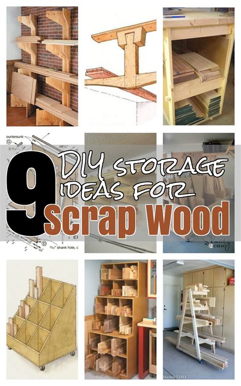 9 Diy Ideas For Wood Storage