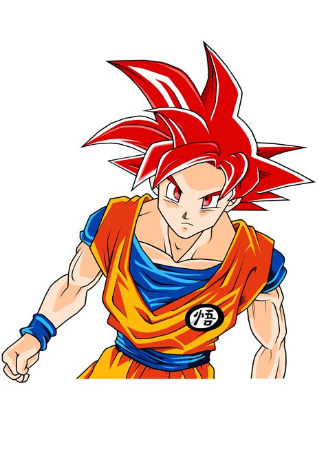 Goku Ssj God Goku Desenho Desenhos Dragonball Personagens De Anime