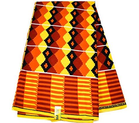 Buy Authentic Kente Fabric 6 Yards Made In Ghana Original Ghana Kente