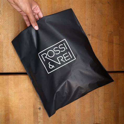 Custom Matte Black Poly Mailers Great For Minimal Luxury Fashion