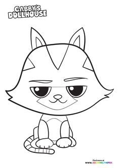 12 idées de Dessin de gabby chat en 2022  coloriage, coloriage à