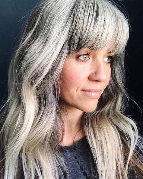 Gray Silver Hair Color Ideas In Silver Hair Trend Hair Color As Well As Attitude And