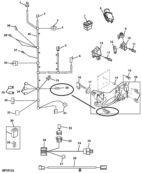 John Deere X500 Wiring Diagram Wiring Draw And Schematic