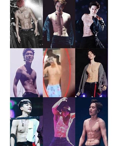 Exo And Their Tummy Friends Oh My Kyungsoo Exo Abs Xiuchen Exo Kyungsoo Hot Asian