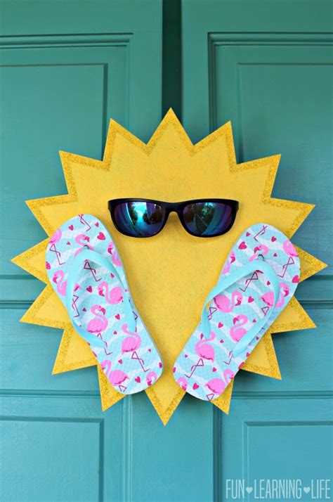 Sun Wreath Craft For Summer Fun Learning Life