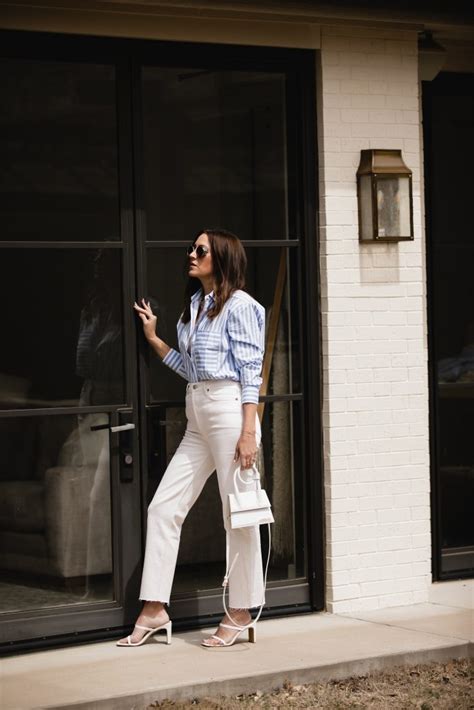 10 White Denim Outfits For Spring And Summer The Gray Details