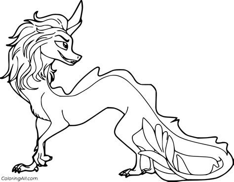 Raya and The Last Dragon Coloring Pages (22 Free Printables) - ColoringAll