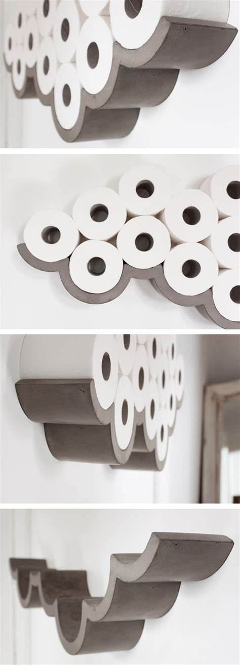 30 Unique Examples of DIY Toilet Paper Holder