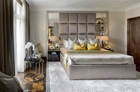 From a modern chandelier that dangles over the bed to a plush silvery gray carpet that practically begs for your bare feet, waking up in this bedroom of course, sometimes a stripped down design is what luxury is all about. Contemporary Luxury Design: Hyde Park | Master bedroom ...