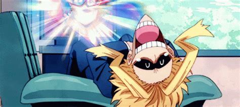 Mha All Might GIF Mha All Might Mr Smiley Discover Share GIFs