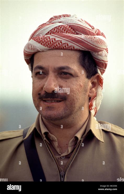 Masoud Barzani Leader Of The Kurdistan Democratic Party Since