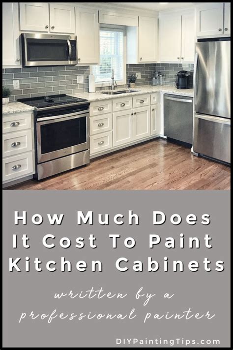 For more information, check out nick may's blog, the real cost of cabinet painting, at the walls by design website. How Much Does It Cost To Paint Kitchen Cabinets in 2020 | Kitchen paint, Painting kitchen ...