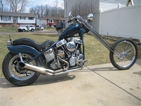 Ty's 1965 harley davidson panhead flh late 60's chopperoriginal 1965 panhead 74 ci motor, 10 over front end, original moulded, slugged and raked frame, s&s. 1949 FL Harley Panhead numbers matching springer original ...