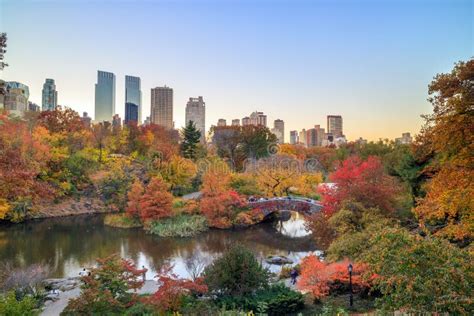 Central Park In Autumn Stock Image Image Of October 67600827
