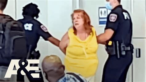 Woman Screams Demands Airport Manager Gets Arrested Fasten Your Seatbelt A E Youtube