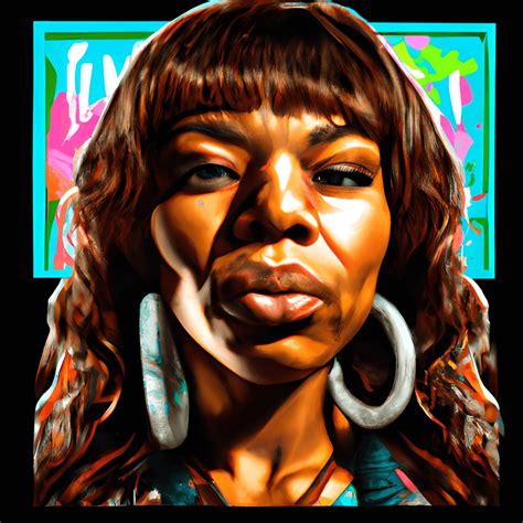Beautiful Coco Brown Skin Lady Gang Member Graphic · Creative Fabrica