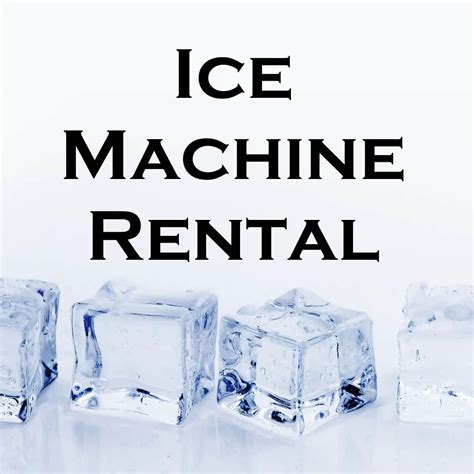 Ice Machine Rental Serving Ice Cream
