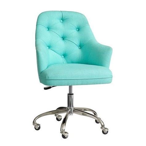 Task chair teal desk upholstered chairs chair home tufted desk chair office chair teal desk chair modern desk chair. Tufted Desk Chair liked on Polyvore featuring home ...