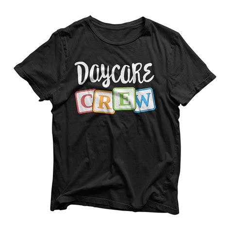 Daycare Crew Childcare Team Squad Provider After School T Shirt Chief