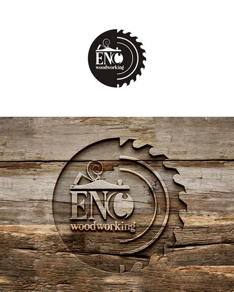 Bold Masculine Woodworking Logo Design For Enc Woodworking By Z D