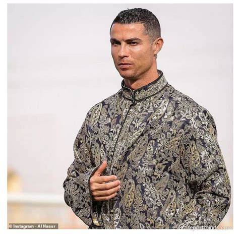 Cristiano Ronaldo Rocked Traditional Middle Eastern Attire To Celebrate