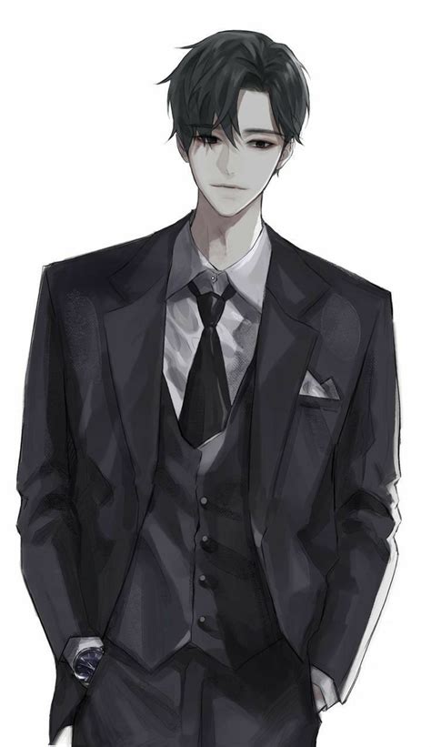 Handsome Anime Boy In Tuxedo Anime Wallpaper Hd