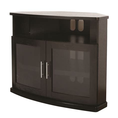 Plateau Newport 40 B Corner Tv Stand Up To 42 Tvs In Black Oak Finish