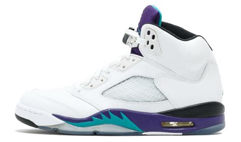 For the first time since 2006, the air jordan 5 grape is set to return in retro form. Air Jordan V 5 Retro NRG 'White/Grape Ice/Black/New Emerald' 2018 Release Date | Sole Collector