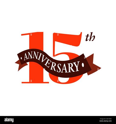 15th Anniversary Logo Cut Out Stock Images And Pictures Alamy