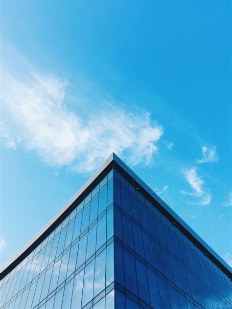 無料画像 雲 建築 空 太陽光 超高層ビル ライン 反射 タワー ファサード 青 本部 2448x3264