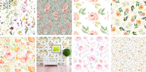 A wall mural wallpaper is an extraordinary decoration you can use while arranging. Which Flower is For You? Our Ultimate Floral Wallpaper Roundup - Project Nursery
